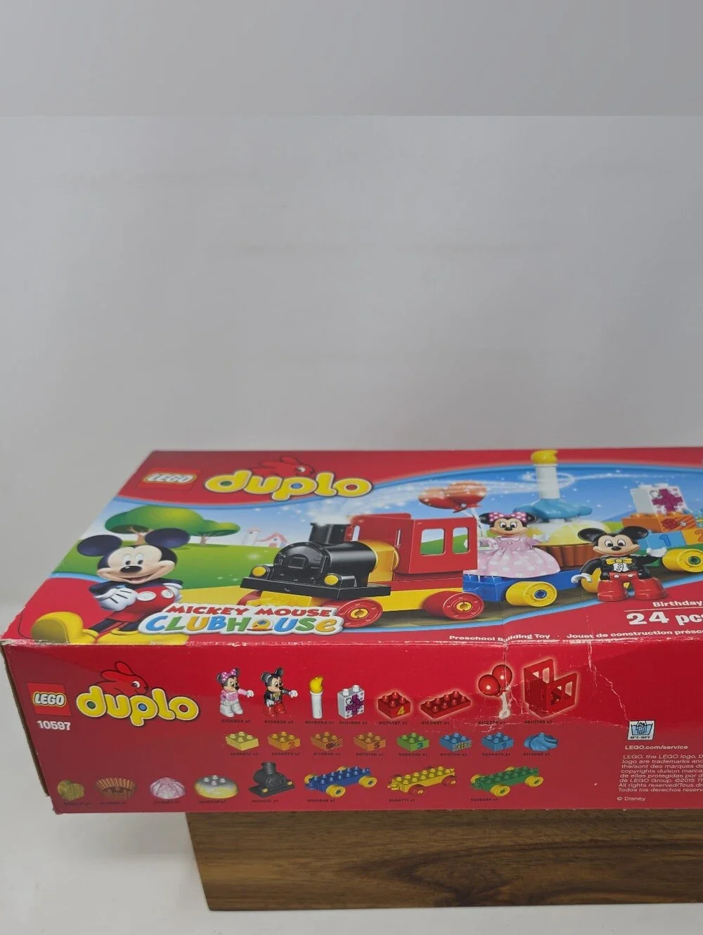 Lego Duplo Mickey Mouse Clubhouse Train Set - Red, Yellow, Blue